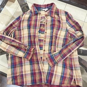 Signature Multicolor Plaid Casual Shirt